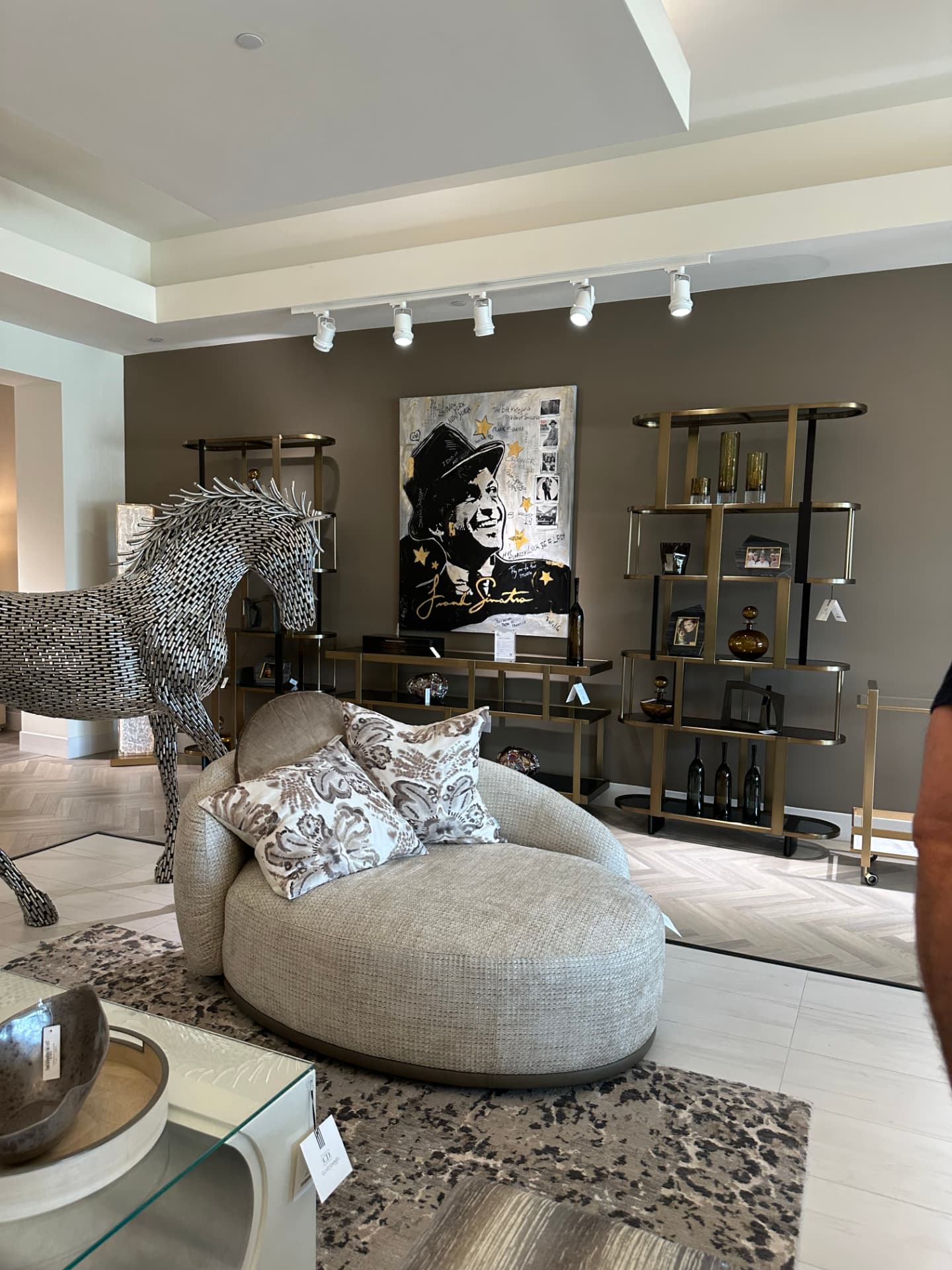 Inside the Clive Daniel Home showroom in Sarasota