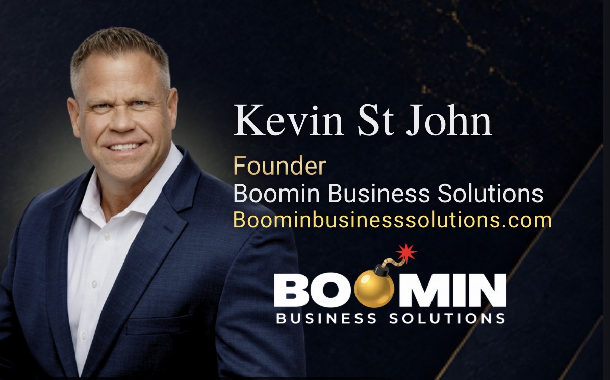 Kevin St John, Founder of Boomin Business Solutions